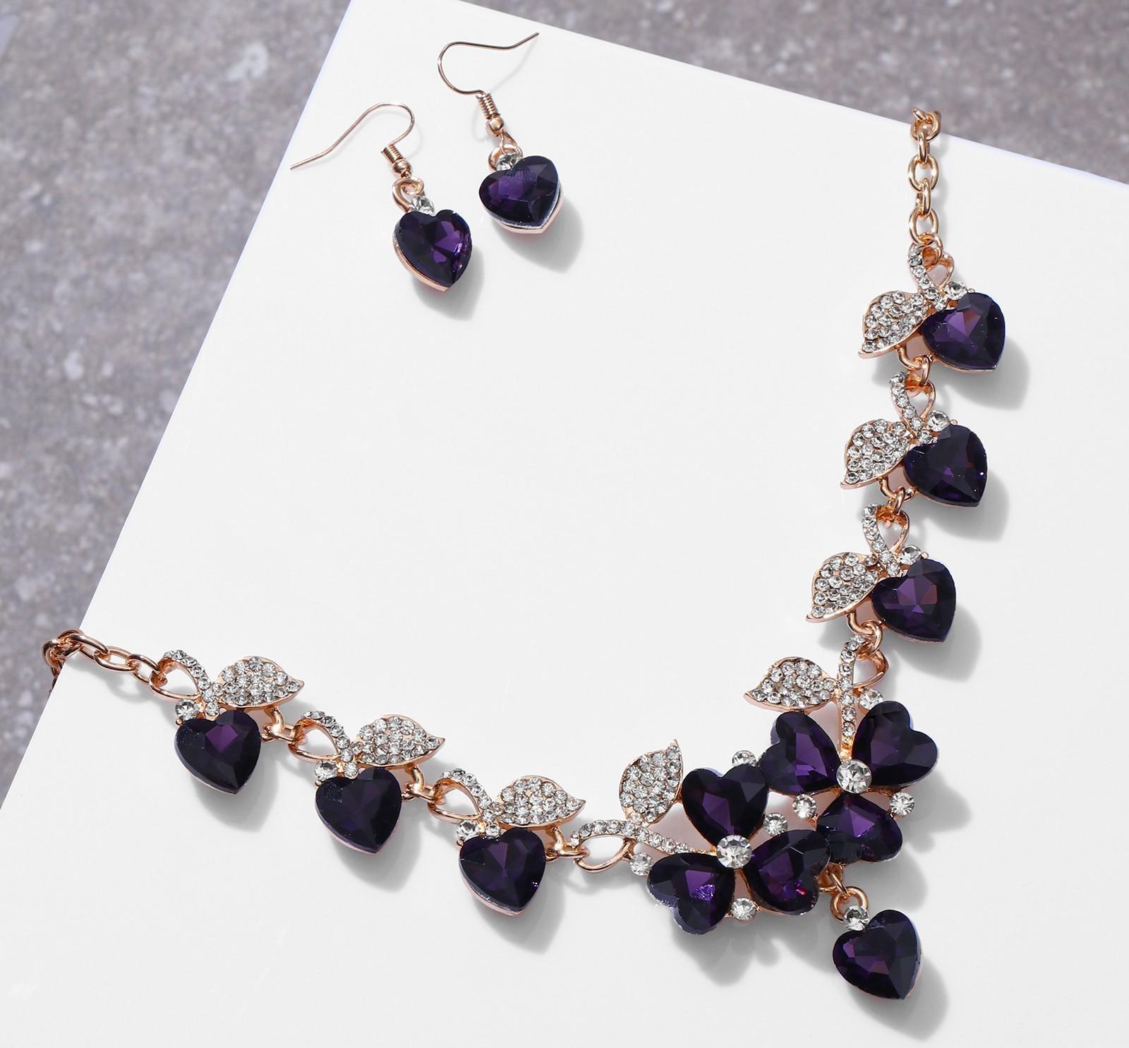 Набор 2 предмета: серьги, колье 