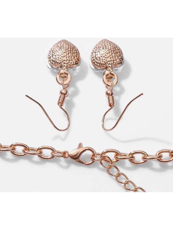 Набор 2 предмета: серьги, колье 