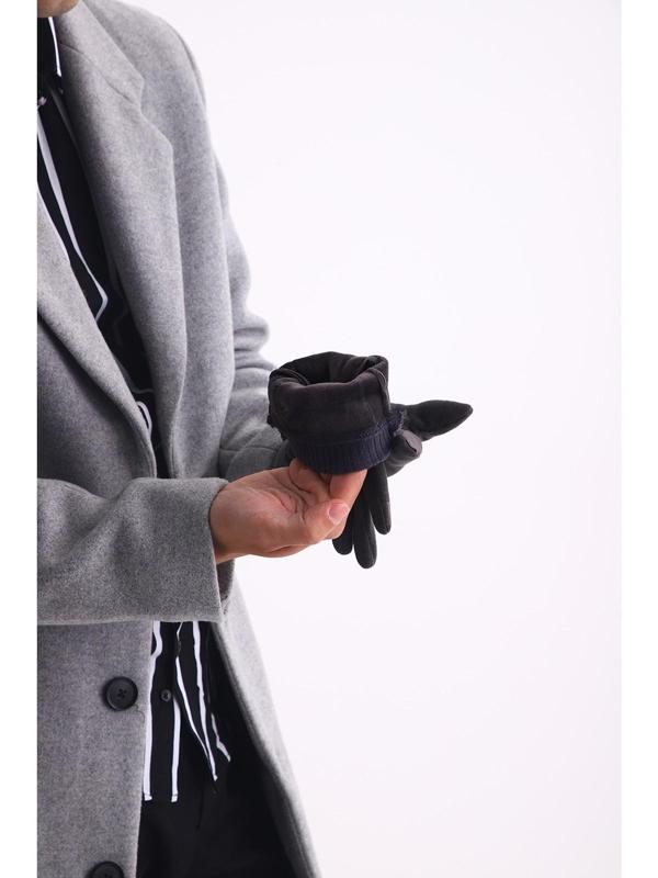 Перчатки мужские, цвет серый, безразмерные