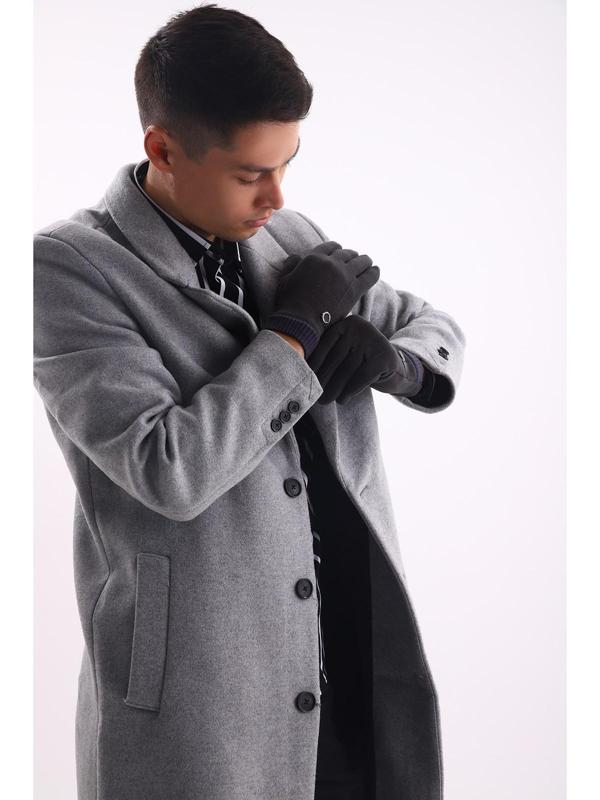 Перчатки мужские, цвет серый, безразмерные