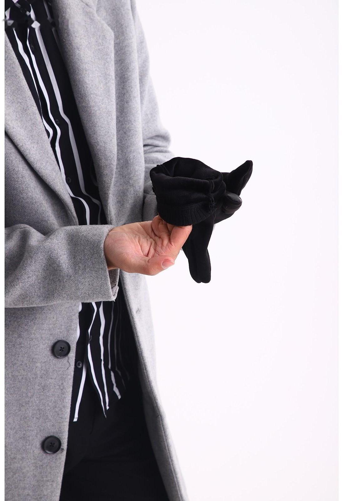 Перчатки мужские, цвет чёрный, безразмерные