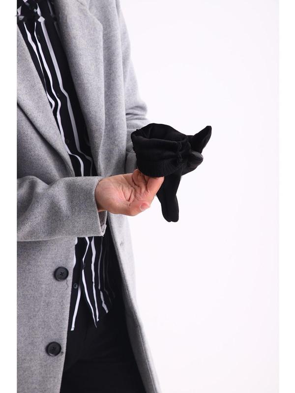 Перчатки мужские, цвет чёрный, безразмерные