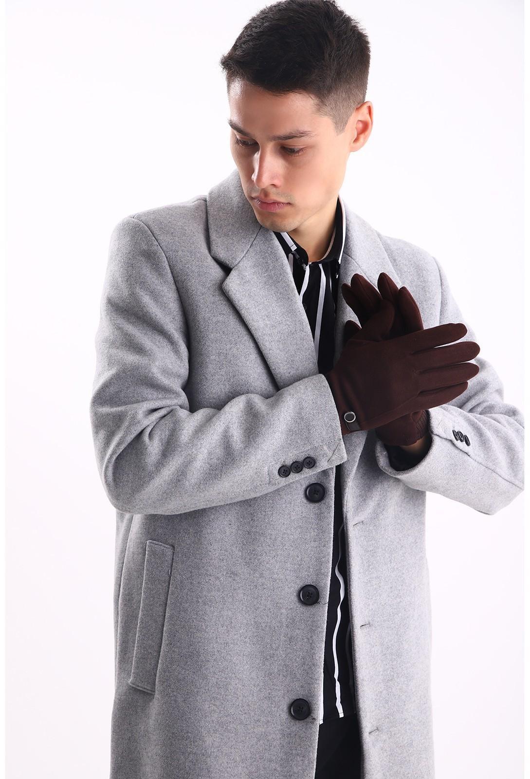 Перчатки мужские, цвет коричневый, безразмерные