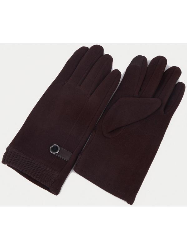 Перчатки мужские, цвет коричневый, безразмерные