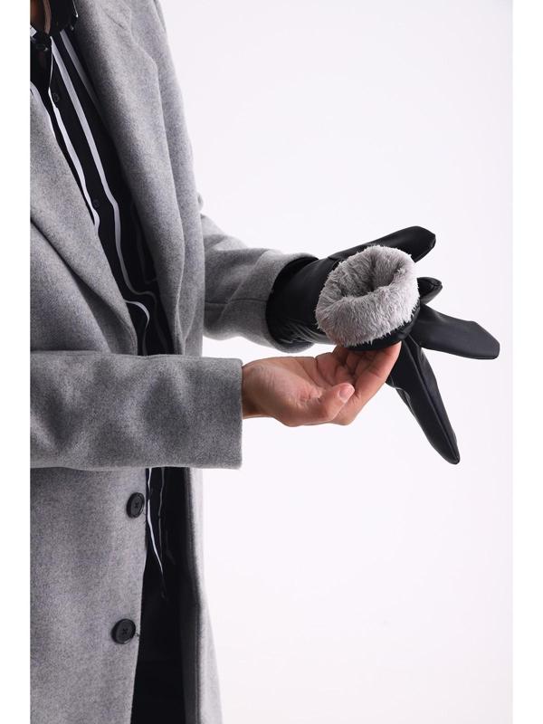 Перчатки мужские, цвет чёрный, безразмерные