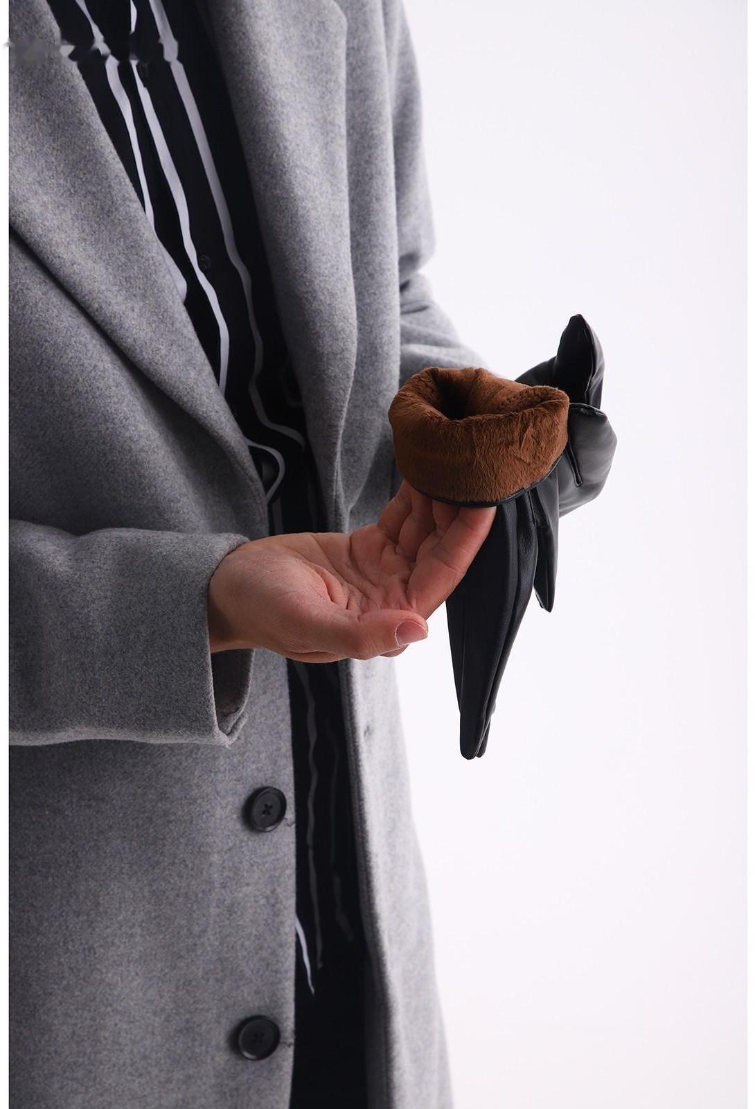 Перчатки мужские, цвет чёрный, безразмерные