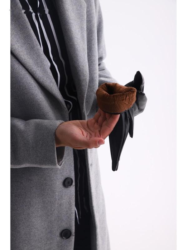 Перчатки мужские, цвет чёрный, безразмерные