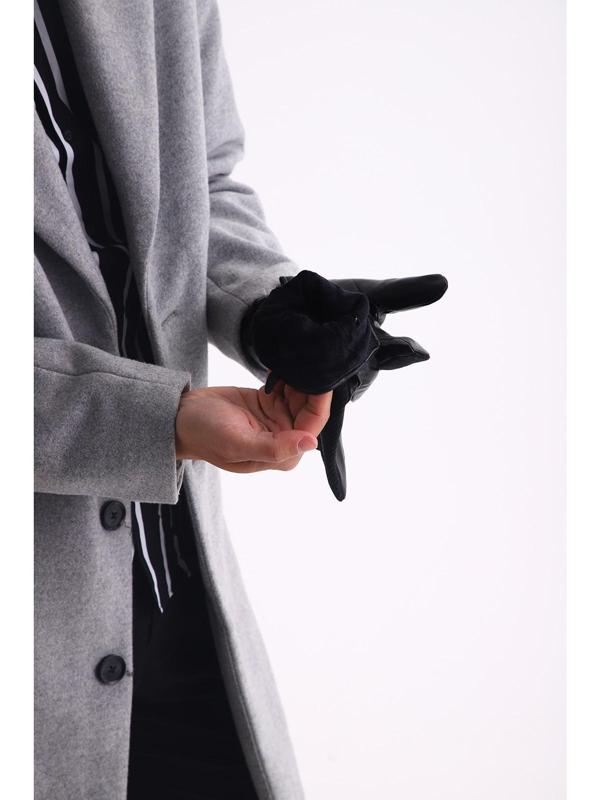 Перчатки мужские, цвет чёрный, безразмерные