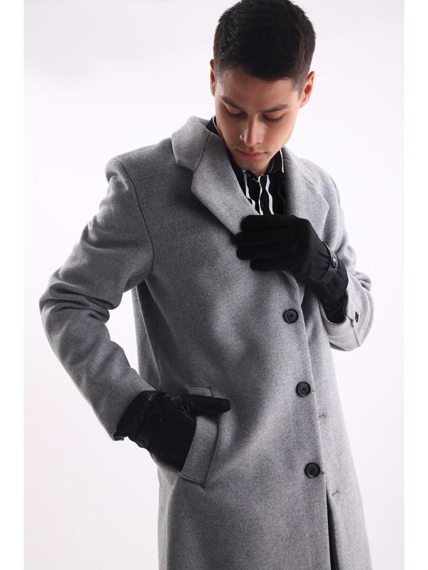 Перчатки мужские, цвет чёрный, безразмерные