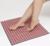 Ипликатор-коврик, основа спанбонд, 360 модулей, 56 × 62 см, цвет тёмно-серый/розовый