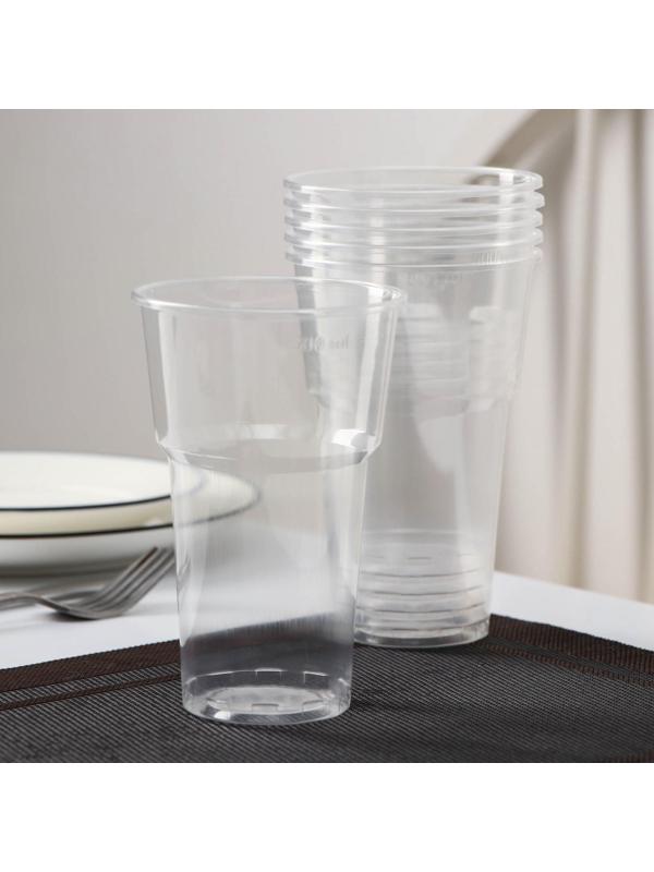 Набор одноразовой посуды на 6 персон «Биг-Пак №1», тарелки глубокие, тарелки плоские, стаканчики: 200 мл, 300 мл, 500 мл, вилки, ножи, ложки, трубочки, бумажные салфетки, зубочистки, цвет белый