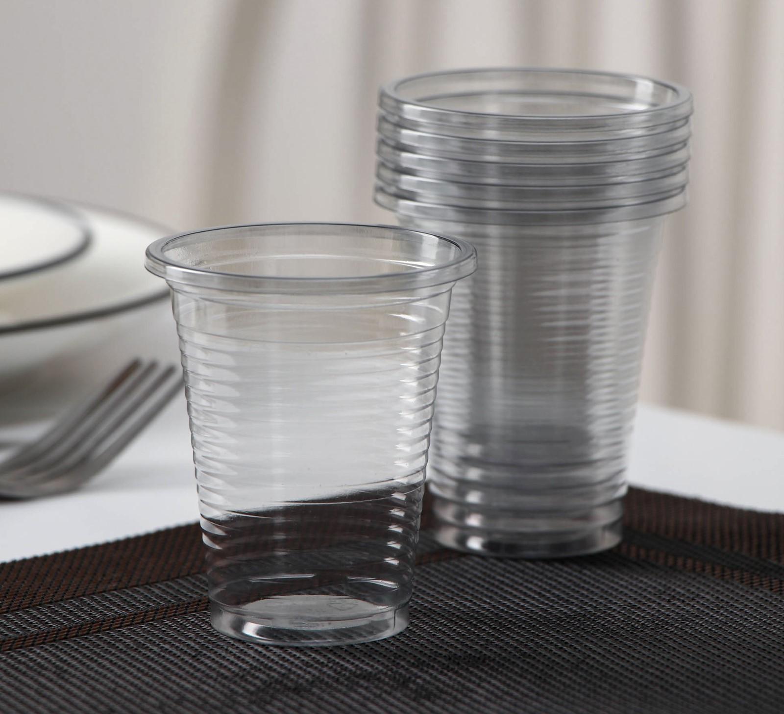 Набор одноразовой посуды на 6 персон «Биг-Пак №2», тарелки секционные, стаканчики: 200 мл, 300 мл, 500 мл, вилки, ножи, трубочки, бумажные салфетки, зубочистки, цвет белый