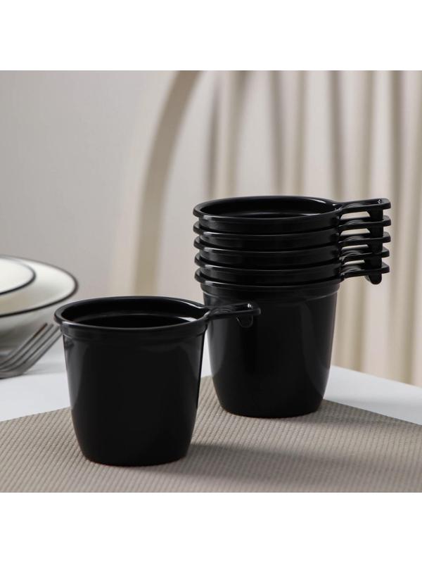 Набор одноразовой посуды на 6 персон «Чайный №2», тарелки, стаканчики 200 мл, кофейные стаканы 200 мл, вилки, чайные ложки, бумажные салфетки, цвет белый