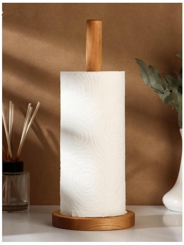 Держатель для бумажных полотенец Adelica, 30 см, берёза