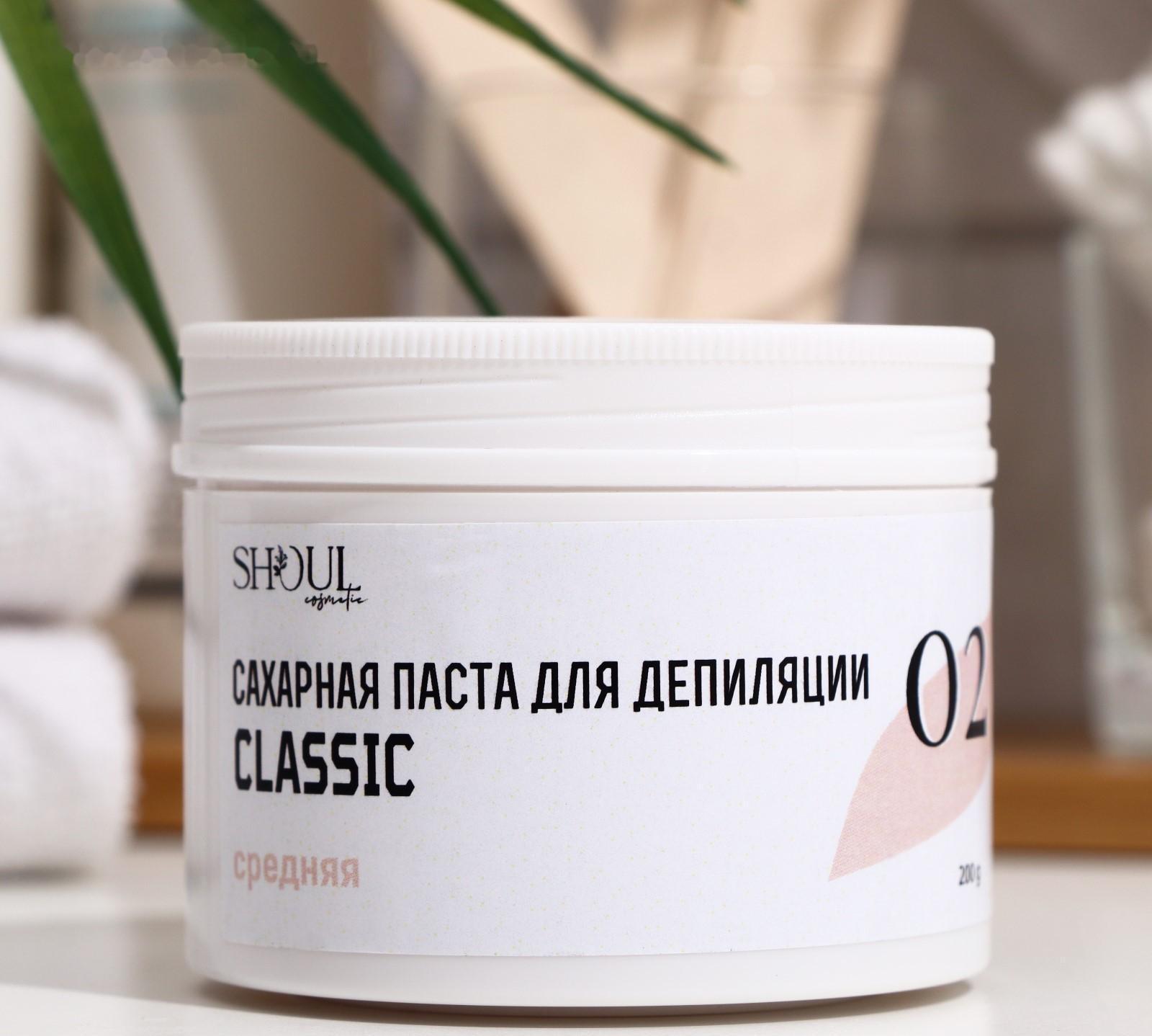 Сахарная паста для депиляции Shoul, средняя, 200 г