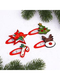 Карнавальный зажим «Новый год», виды МИКС