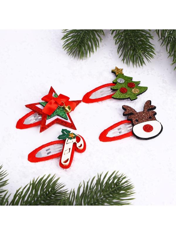 Карнавальный зажим «Новый год», виды МИКС