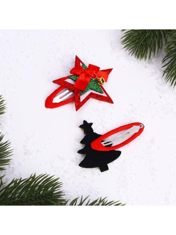 Карнавальный зажим «Новый год», виды МИКС