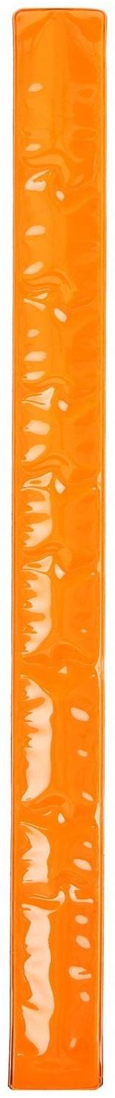 Лента Dream Bike светоотражающая, 30х340мм, на ногу/руку, самозатягивающаяся, цвет оранжевый