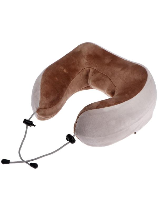 Массажная подушка Luazon LEM-06, 3.7 Вт, 2 вида массажа, ИК-подогрев, АКБ, серая