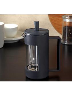 Френч-пресс стеклянный «Футуризм», 350 мл, цвет чёрный