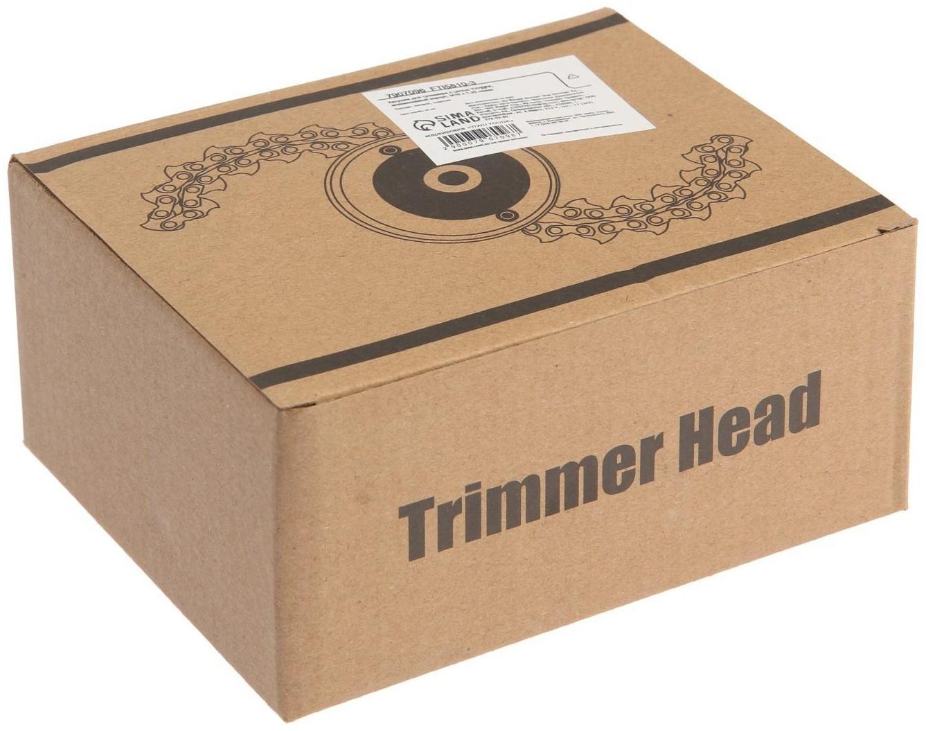 Катушка для триммера с цепью ТУНДРА, алюминиевый корпус, М10 х 1.25 левая