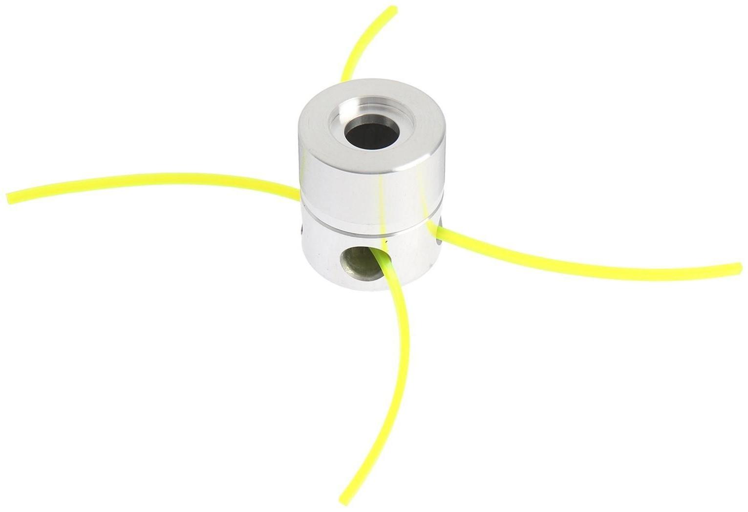 Катушка для триммера ТУНДРА, алюминиевый корпус, леска 2-2.4 мм, М10 х 1.25 левая, адаптеры