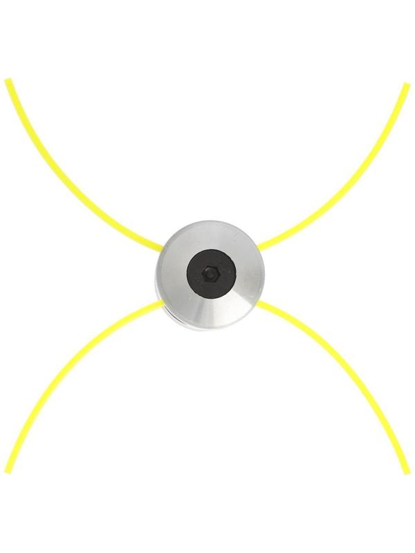 Катушка для триммера ТУНДРА, алюминиевый корпус, леска 2-2.4 мм, М10 х 1.25 левая, адаптеры