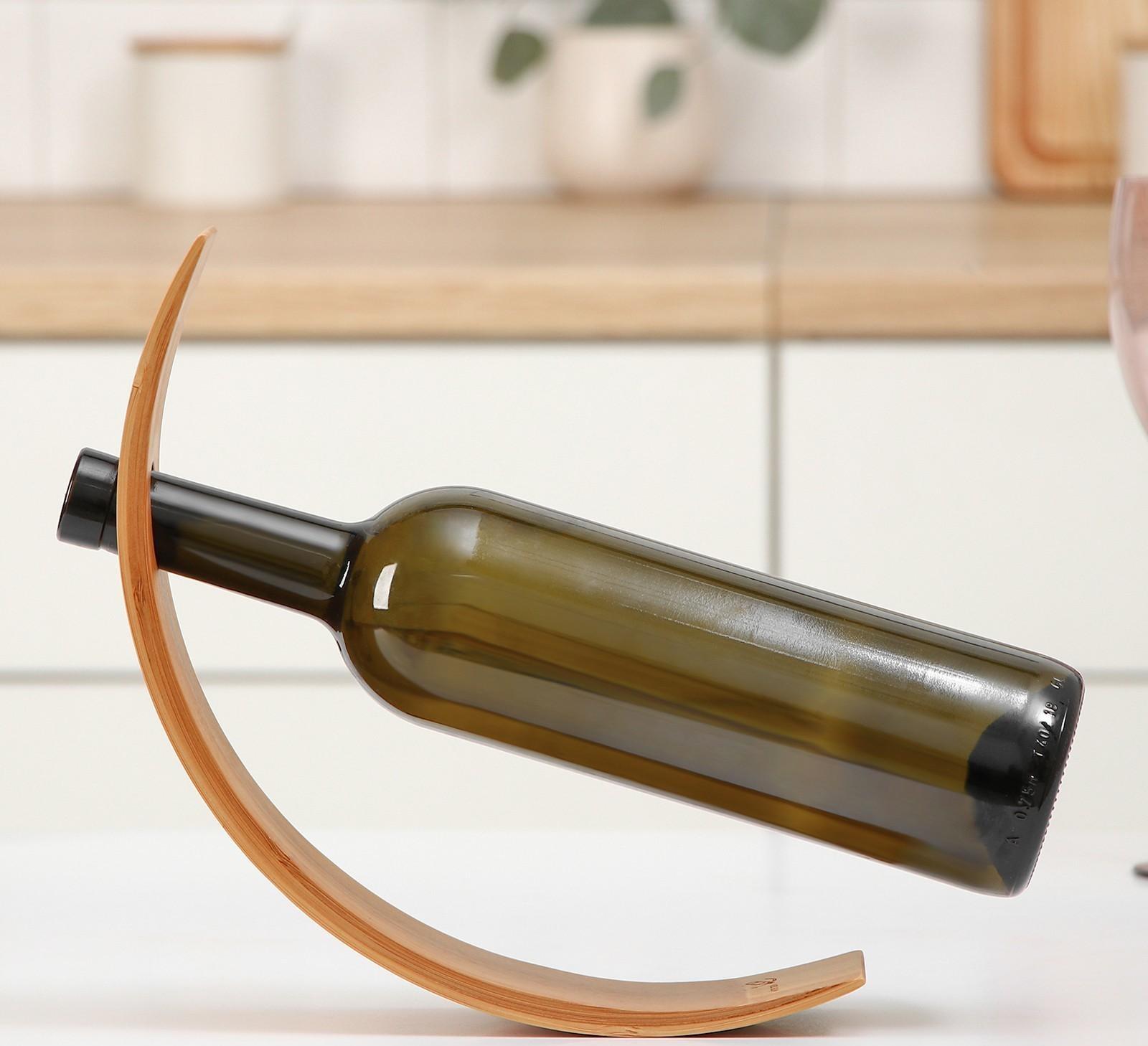 Держатель для бутылок «Баланс», бамбук