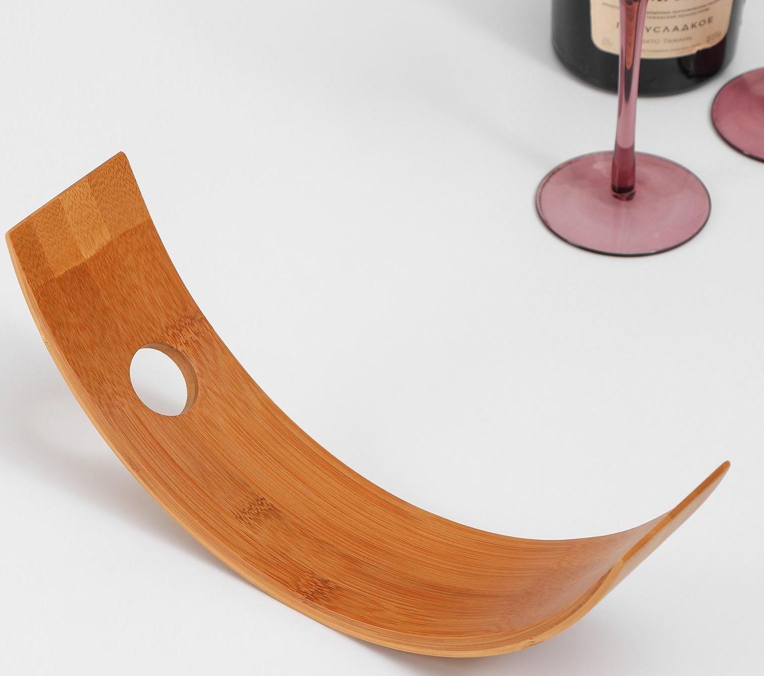 Держатель для бутылок «Баланс», бамбук