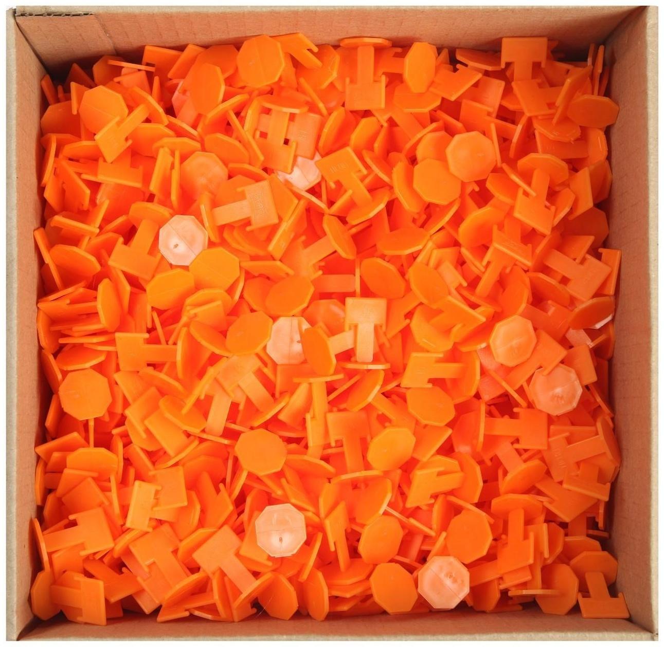 Система выравнивания плитки ЛОМ, Зажим 1,5 мм (1500 шт.), коробка