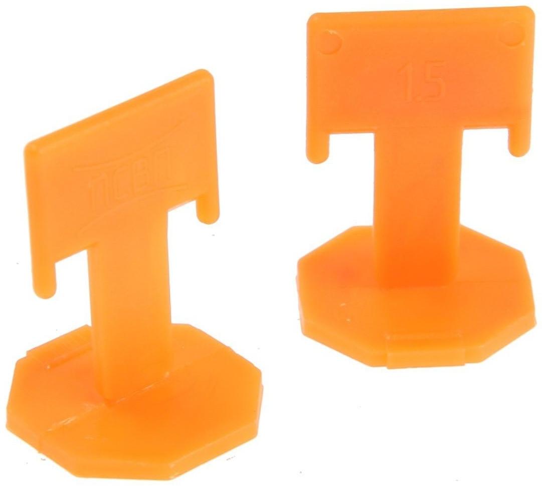 Система выравнивания плитки ЛОМ, Зажим 1,5 мм (1500 шт.), коробка