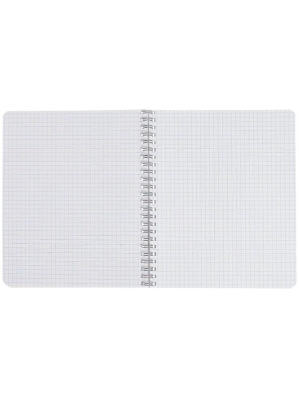 Тетрадь 48 листов в клетку на гребне 