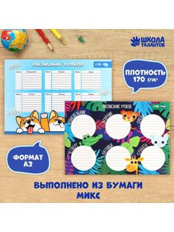Расписание уроков «Хорошей учёбы» А3 МИКС