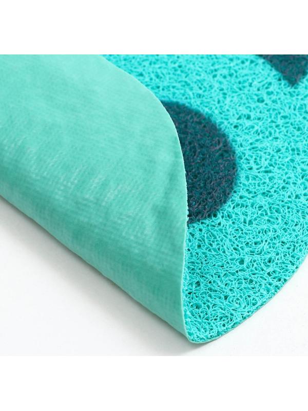 Коврик 2-в-1 под миску/туалет для животных 