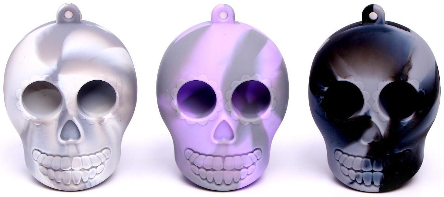 Мялка «Череп», цвета МИКС
