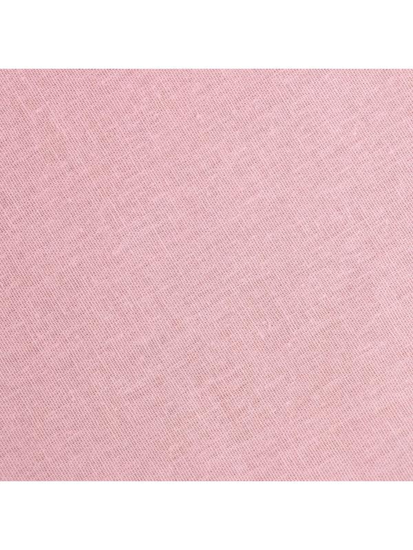 Простыня на резинке Этель 160х200х25, цвет розовый, 100% хлопок, бязь 125г/м2