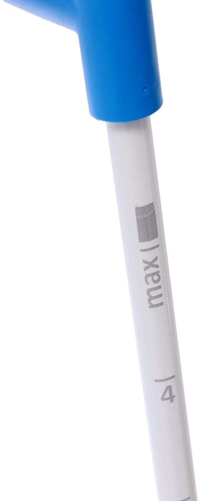 Мольберт двусторонний регулируется по высоте 1, цвет голубой