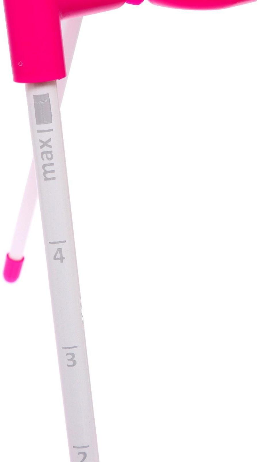 Мольберт двусторонний регулируется по высоте 1, цвет розовый