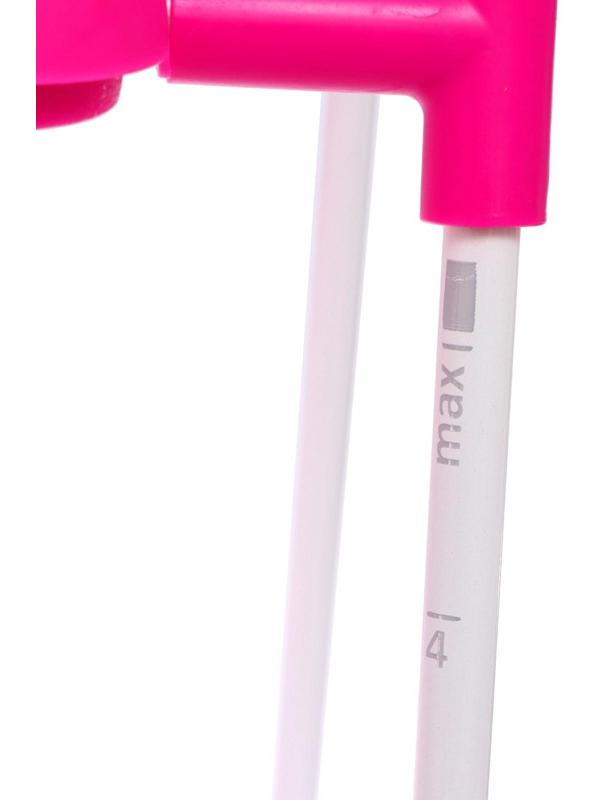 Мольберт детский двусторонний «Доска знаний», регулируется по высоте, + учебные принадлежности, цвет розовый