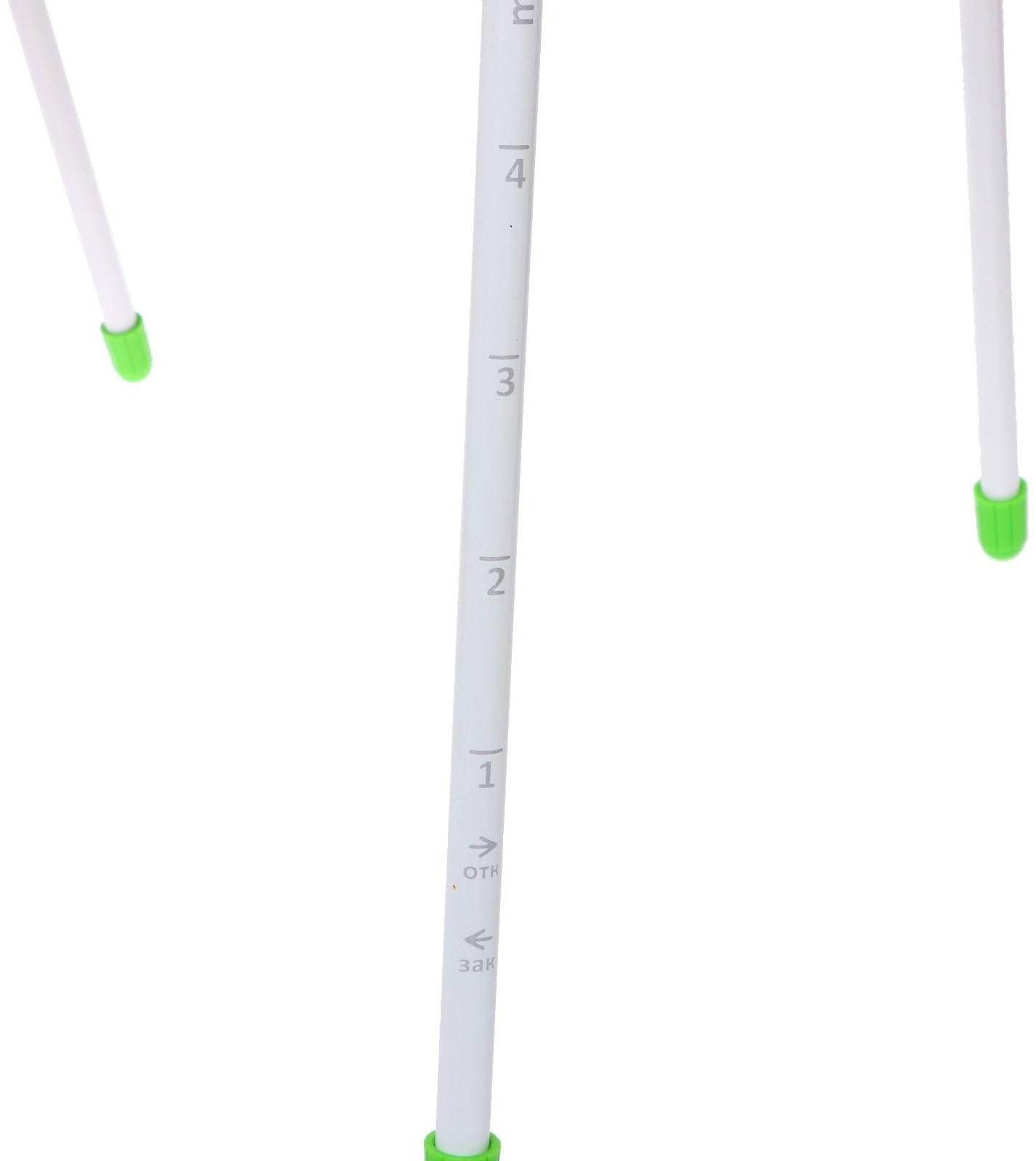 Мольберт детский двусторонний «Доска знаний», регулируется по высоте, + учебные принадлежности, цвет салатовый