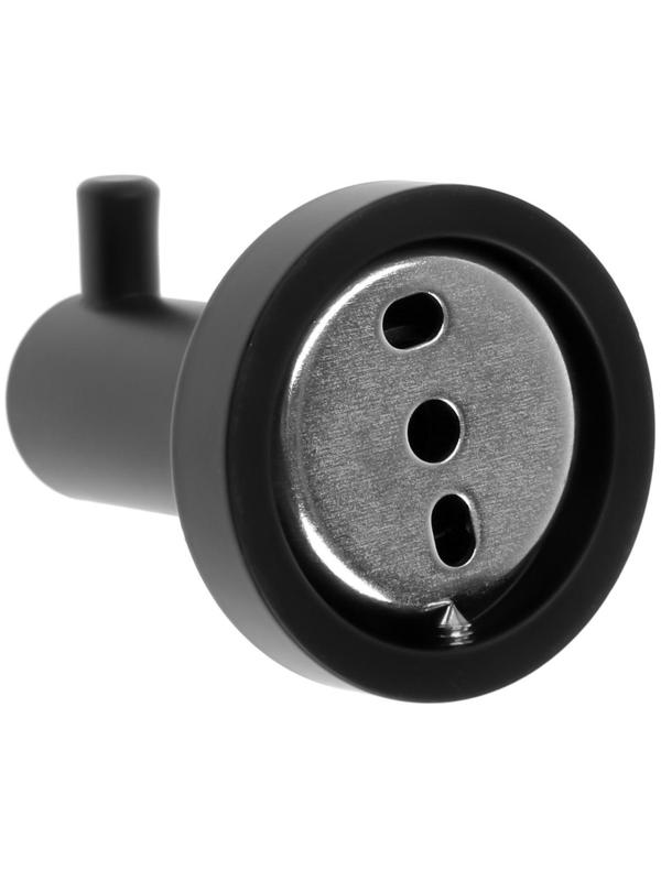 Крючок Accoona A12601, настенный, черный