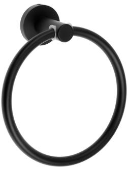 Полотенцедержатель Accoona A12608, кольцо, черный