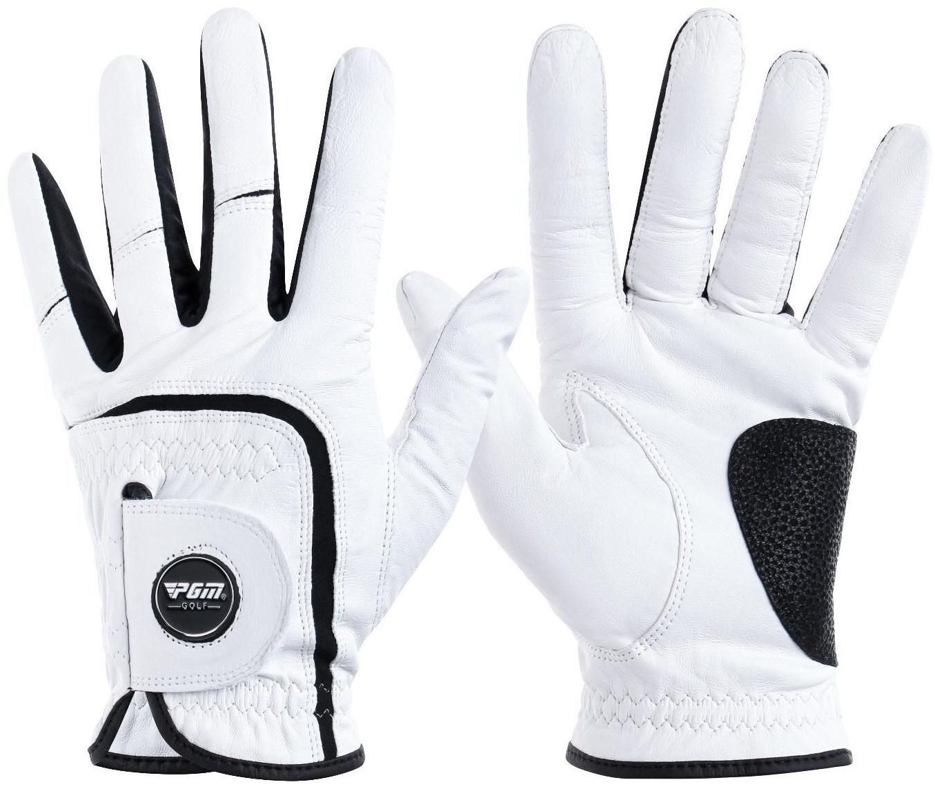 Перчатка для гольфа PGM, мужская, левая, противоскользящая, овчина, размер 22