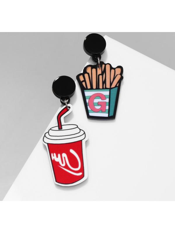 Серьги акрил 