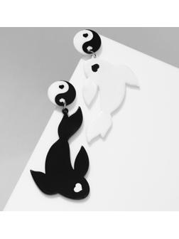 Серьги акрил 