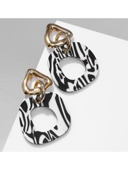 Серьги акрил 