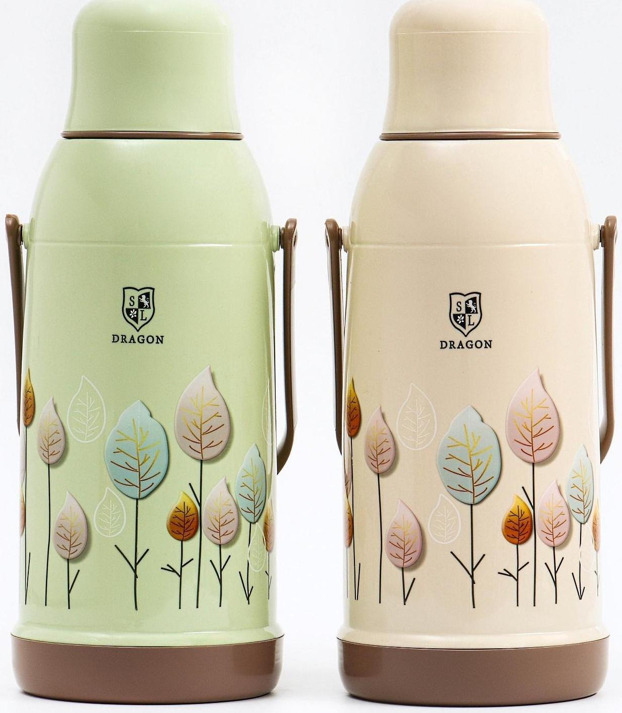 Термос со стеклянной колбой, 3.2 л, сохраняет тепло 36 ч , микс