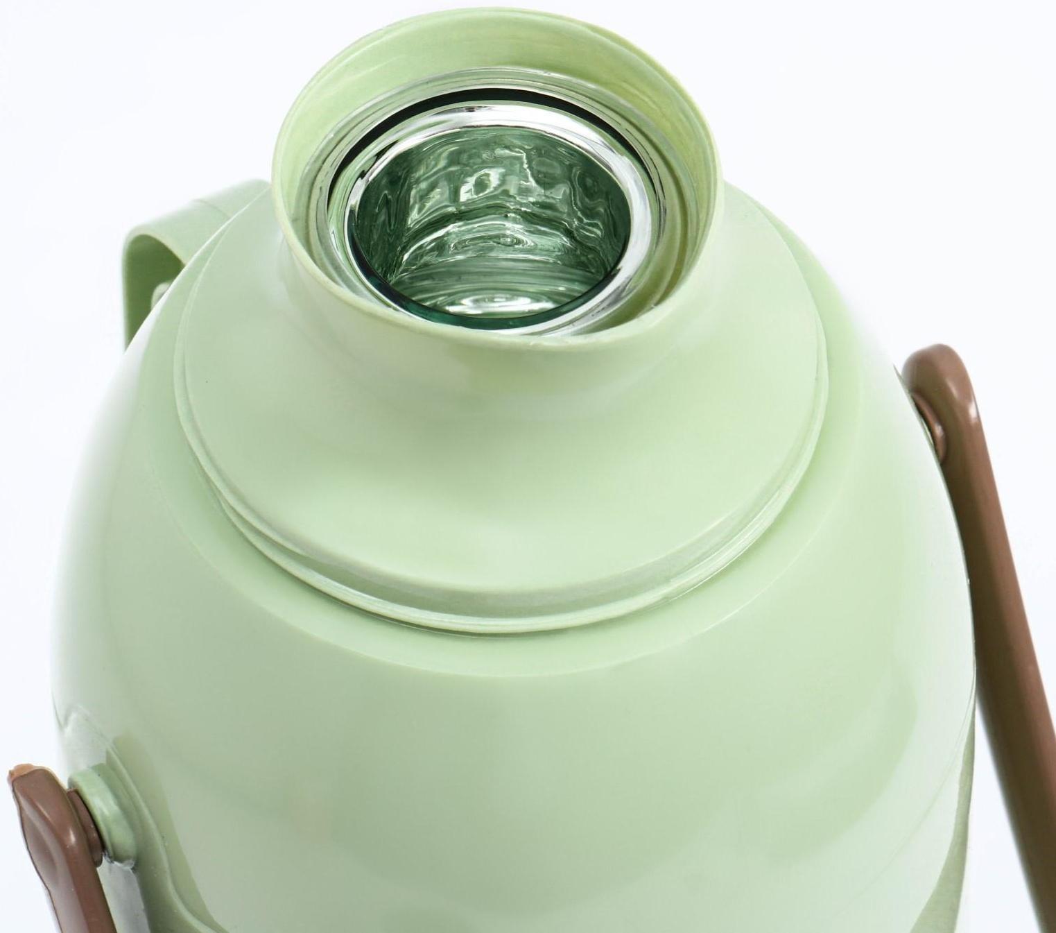 Термос со стеклянной колбой, 3.2 л, сохраняет тепло 36 ч , микс