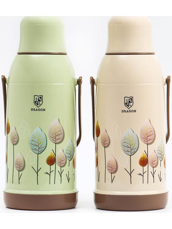 Термос со стеклянной колбой, 3.2 л, сохраняет тепло 36 ч , микс